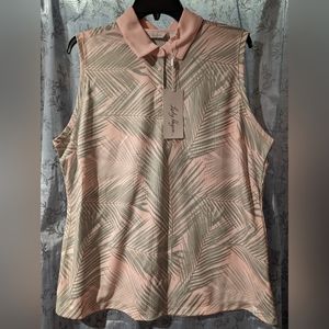 Lady Hagen Women's Desert Getaway Sleeveless Golf Polo Size XXL NEW w/ Tags